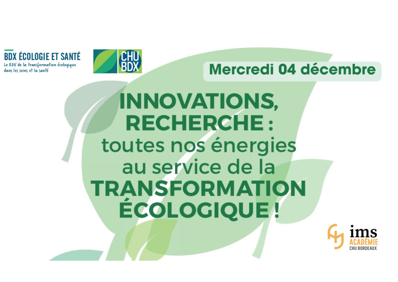 Colloque BDX Ecologie et Santé