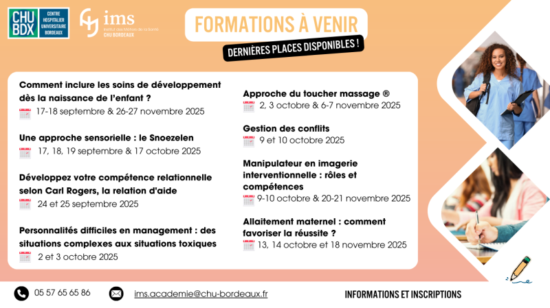 Nos formations du moment