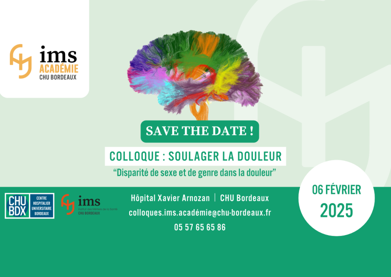 SAVE THE DATE Actu colloques douleur