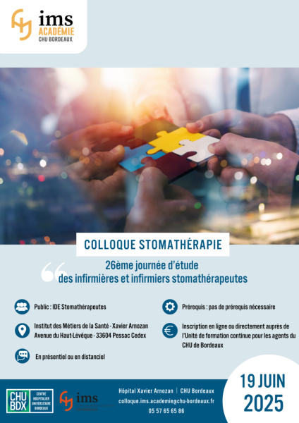 Affiche colloque stomathérapie